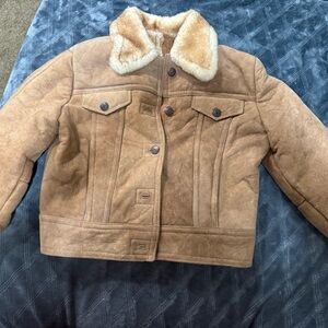 Marlboro Women's Sheepskin crop jacket